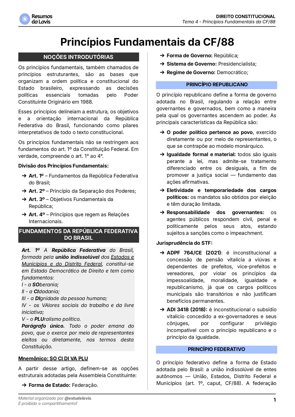 4 - PRINCÍPIOS CONSTITUCIONAIS __page-0001